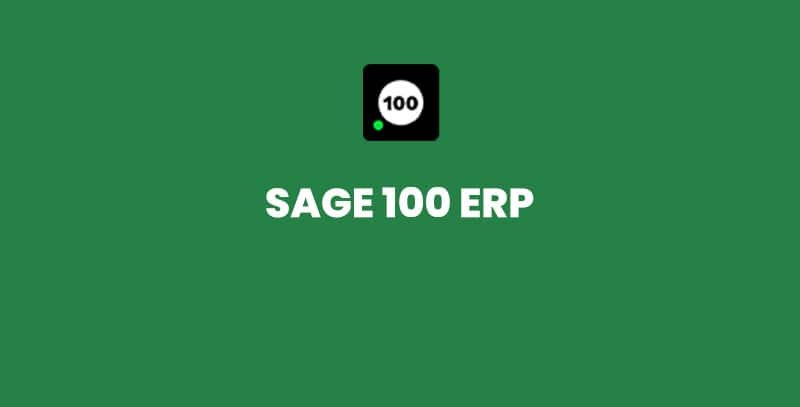 Sage 100 ERP Sage 100 Maroc
